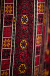 Jaffa Red & Black Embroidery Thobe