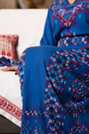 Gaza Blue Embroidery Thobe