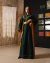 Cypress Motif Silk Dress
