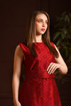 Diamond Motif Silk Dress